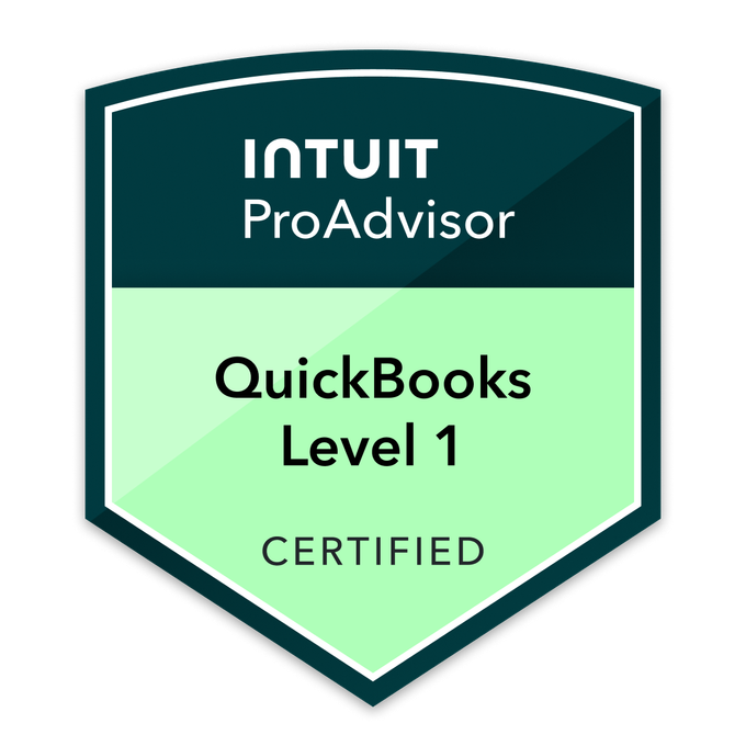 Intuit QuickBooks Certification Level 1